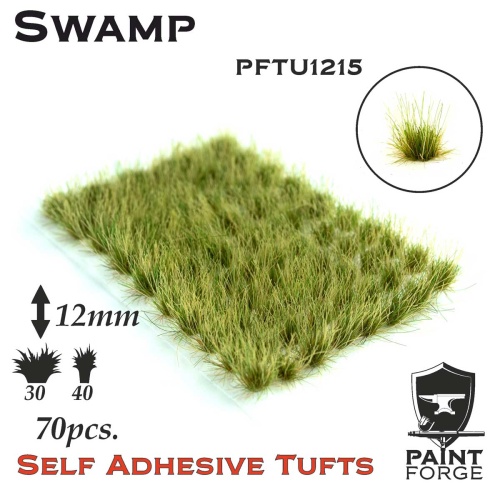 Swamp Grass Tufts 12mm (70szt) Paint Forge PFTU1215