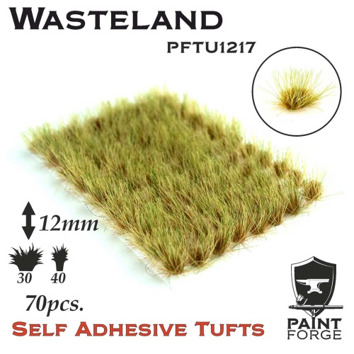 Wasteland Grass Tufts 12mm (70szt) Paint Forge PFTU1217
