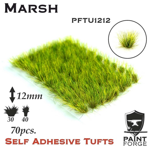 Marsh Grass Tufts 12mm (70szt) Paint Forge PFTU1212