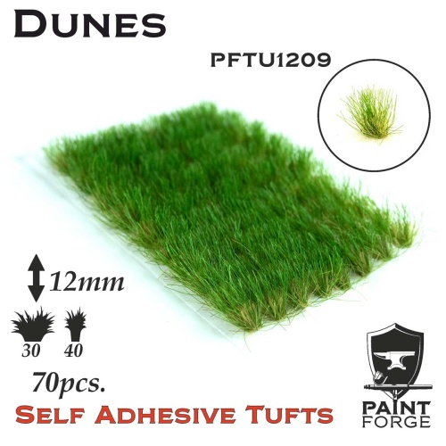 Dunes Grass Tufts 12mm (70szt) Paint Forge PFTU1209