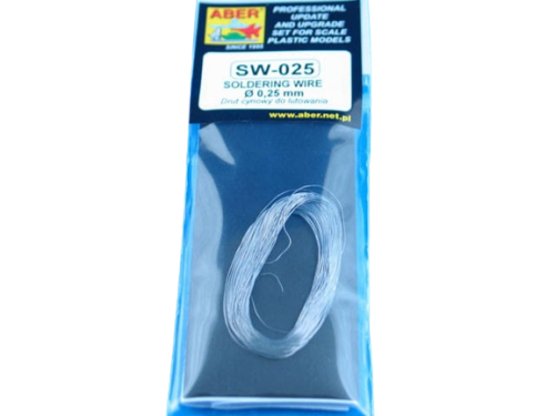 Drut cynowy o śr. 0,25 mm Aber SW-025