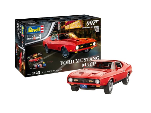 Ford Mustang Mach 1 - James Bond 007 Diamonds Are Forever 1:25 Revell 05664