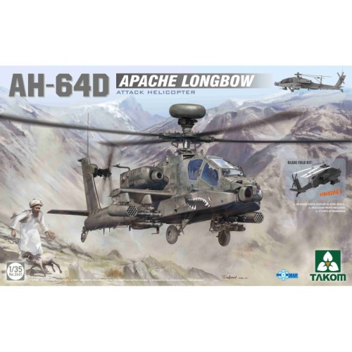 AH-64D Apache Longbow Attack Helicopter 1:35 Takom 2601