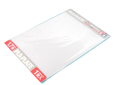 Clear Pla-Plate 1.7mm B4 Size (1pc.) Tamiya 70128