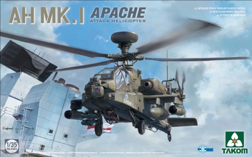 AH Mk.I Apache (Attack Helicopter) 1:35 Takom 2604