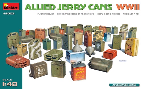 Allied Jerry Cans WWII 1:48 MiniArt 49003