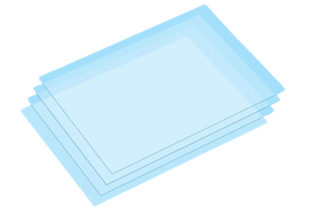 Heat-Shrinking Pla-Plate B6 Size (Clear/4pcs.) Tamiya 70214