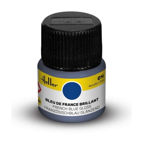 Heller farba akrylowa 014 French Blue błyszcząca 12ml