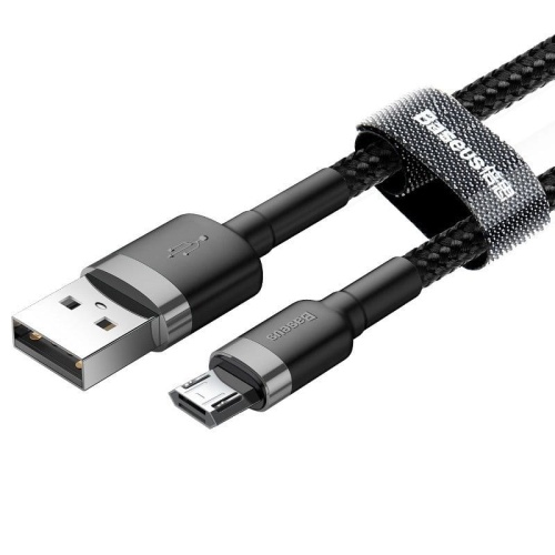 Przewód USB <-> Micro USB Baseus Cafule 1m 2,4A kabel