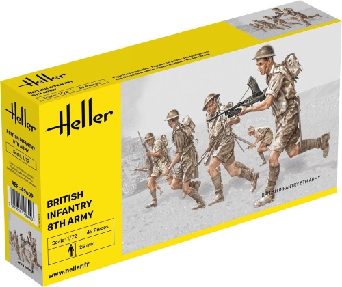British Infantry 8 Army 1:72 Heller 49609