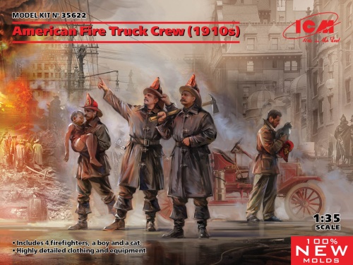 American Fire Truck Crew (1910s) 1:35 ICM 35622