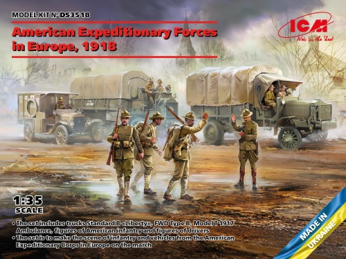 American Expeditionary Forces in Europe, 1918 1:35 ICM DS3518