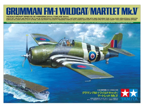 Grumman FM-1 Wildcat/Martlet Mk.V 1:48 Tamiya 61126