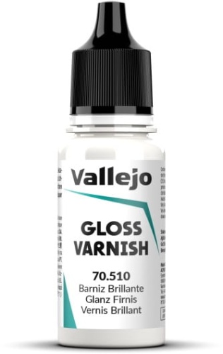 Vallejo 70510 Gloss Varnish Bezbarwny Błyszczący Lakier 18ml