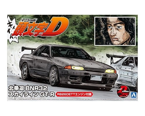 Nissan Skyline R32 GT-R BNR32 Initial D Rin Hojo 1:24 Aoshima 059593