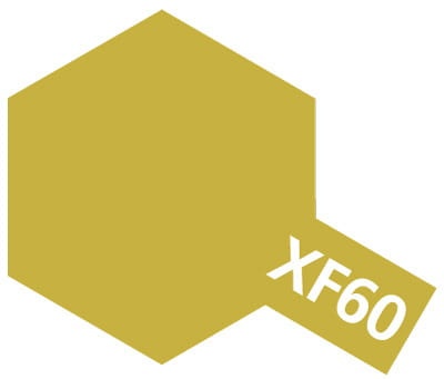 Tamiya 81360 XF-60 Dark Yellow Farba 23ml XF60 Acrylic
