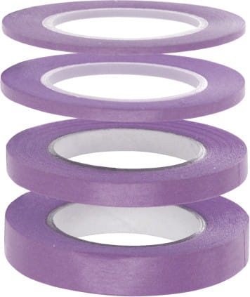 Zestaw taśm maskujących (1, 2, 3, 6mm) Modelcraft Low-Tack Shesto PMA5000-4