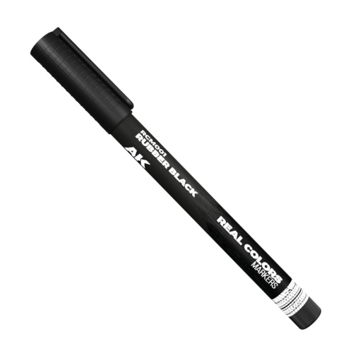 Rubber Black Real Color Marker AK Interactive RCM001
