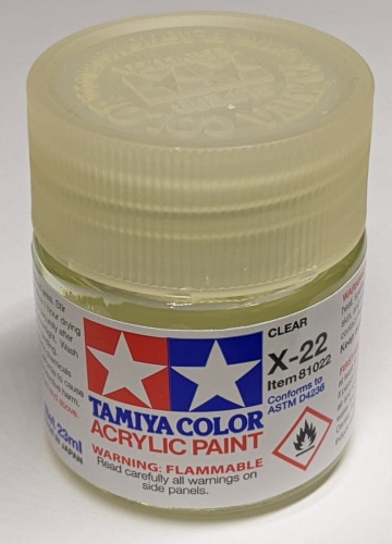Tamiya 81022 X-22 Clear Farba 23ml X22 Acrylic