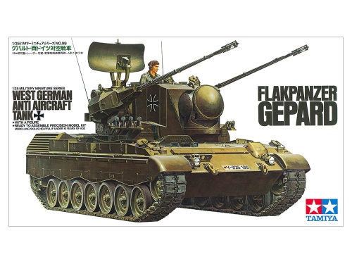 West German Flakpanzer Gepard 1:35 Tamiya 35099
