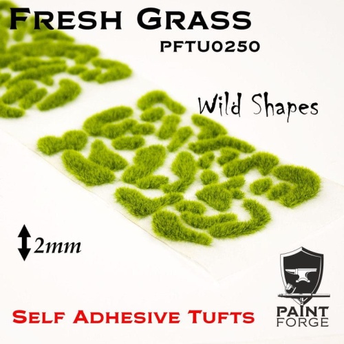 Fresh Grass Wild Shapes (2mm) Paint Forge PFTU0250