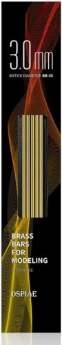 Pręt mosiężny śr. 3,0mm dł. 200mm (5szt) DSPIAE BB-30