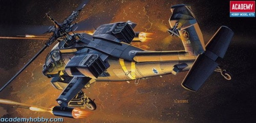 AH-64A Apache 1:72 Academy 12488