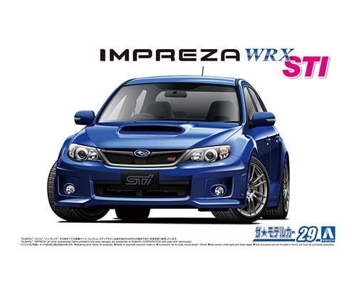 Subaru Impreza WRX STI '10 1:24 Aoshima 058343