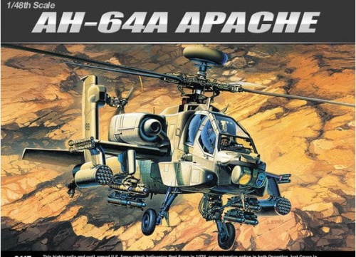 AH-64A Apache 1:48 Academy 12262