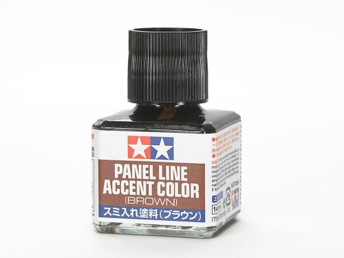 Panel Line Accent Color (Brown) 40ml Tamiya 87132