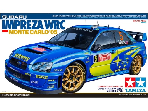 Subaru Impreza WRC (Monte Carlo '05) 1:24 Tamiya 24281
