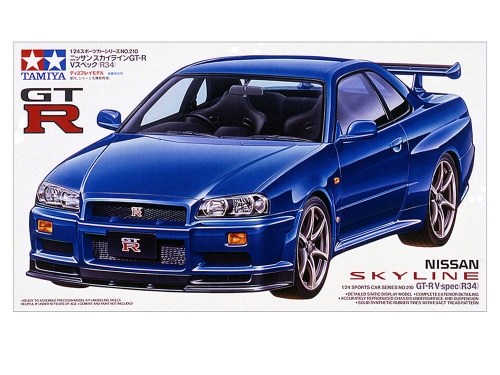Nissan Skyline R34 GT-R V-spec 1:24 Tamiya 24210