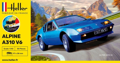 Alpine A310 Starter Kit 1:43 Heller 56146