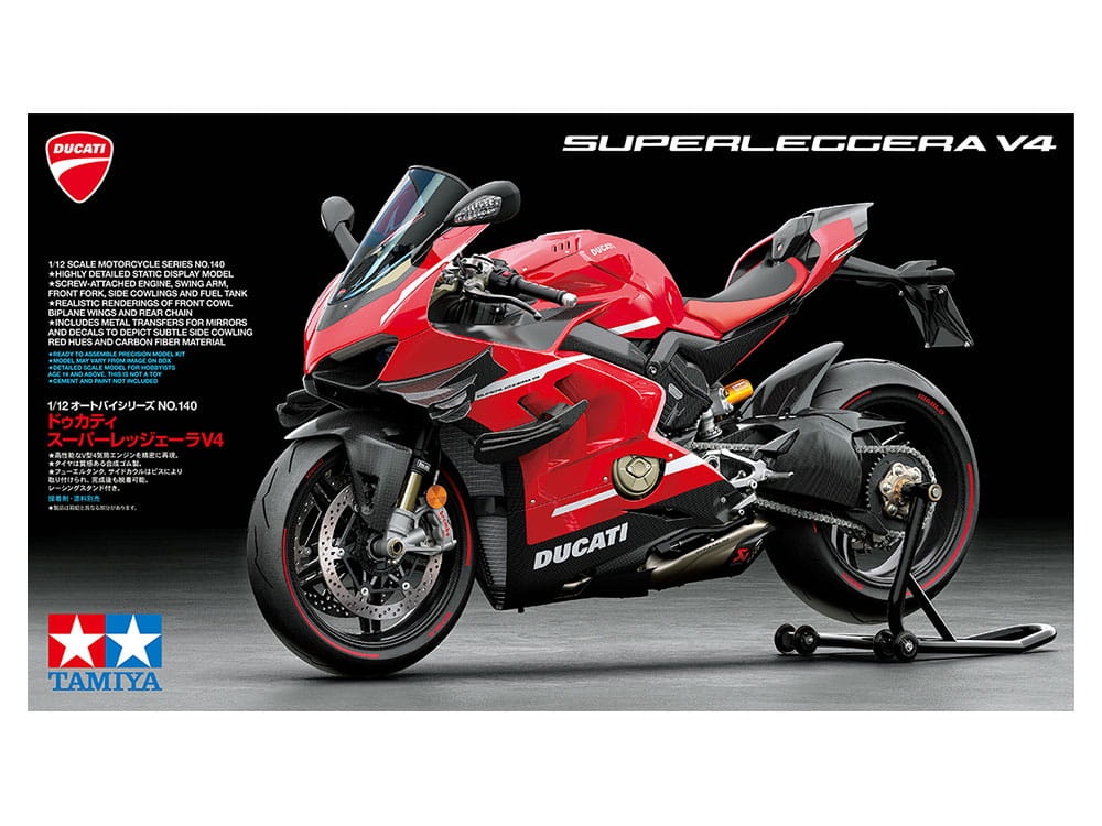 Zdjęcie dodatkowe produktu Ducati Superleggera V4 1:12 Tamiya 14140