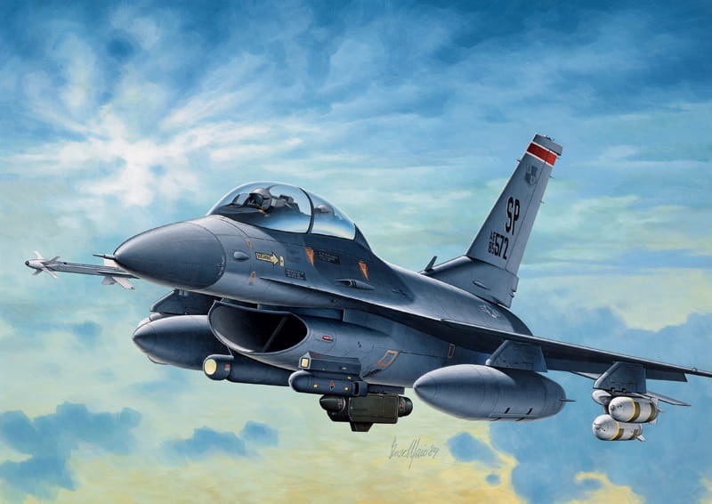 Zdjęcie główne produktu F-16 C/D Night Falcon 1:72 Italeri 0188
