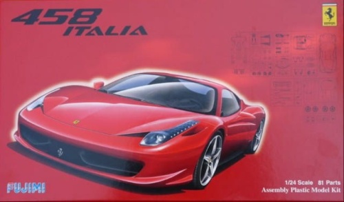 Ferrari 458 Italia 1:24 Fujimi 123820
