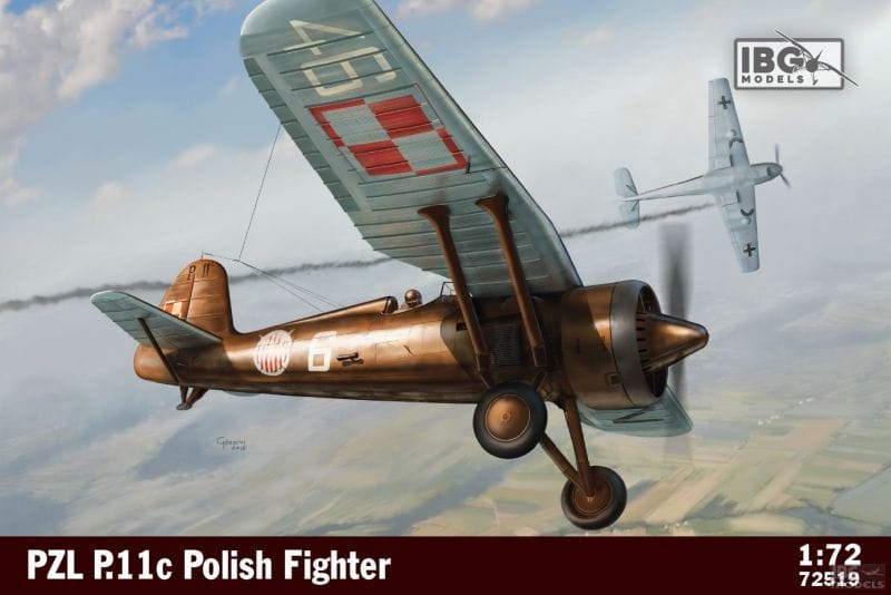 Zdjęcie główne produktu PZL P.11c Polish Fighter 1:72 IBG 72519