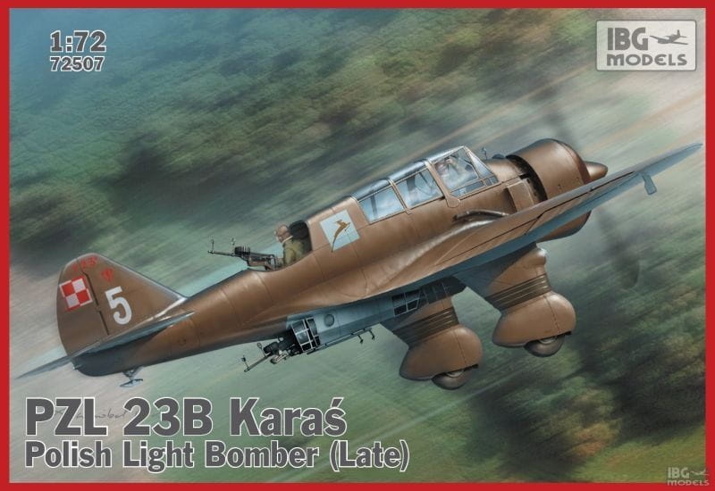 Zdjęcie główne produktu PZL 23B Karaś Polish (Late) 1:72 IBG 72507