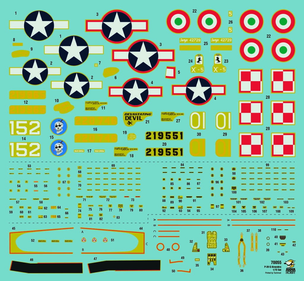 Zdjęcie dodatkowe produktu P-39Q Airacobra 1:72 Arma Hobby 70055