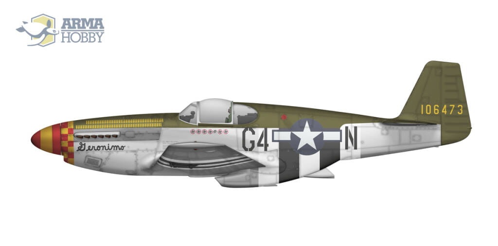 Zdjęcie dodatkowe produktu P-51B Mustang 1:72 Arma Hobby 70041