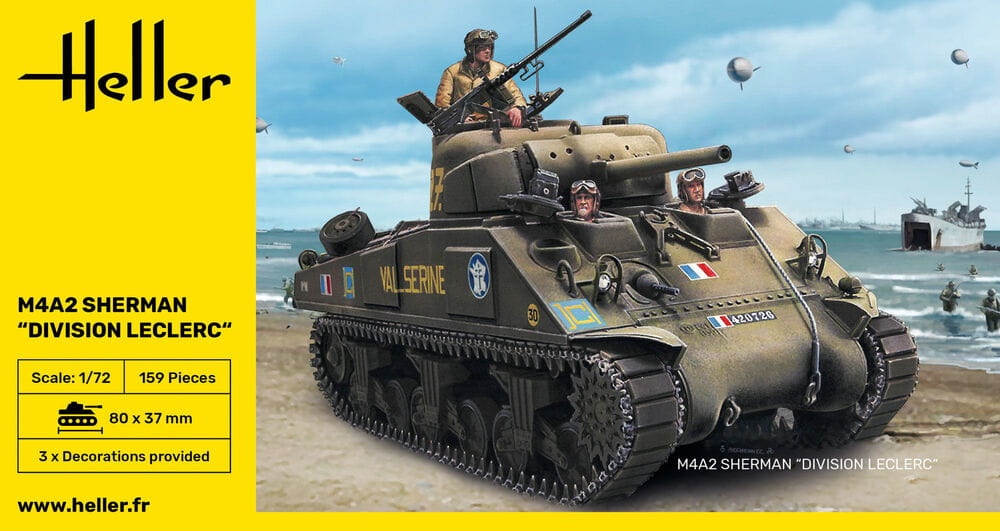 Zdjęcie główne produktu M4A2 Sherman 1:72 Heller 79894