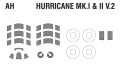 Zdjęcie dodatkowe produktu Hurricane Mk II A/B/C Dieppe Deluxe Set 1:72 Arma Hobby 70054