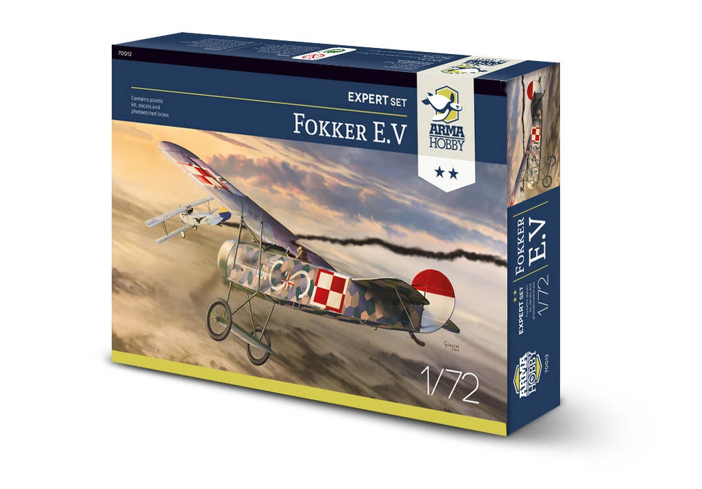 Zdjęcie dodatkowe produktu Fokker E.V Expert Set 1:72 Arma Hobby 70012