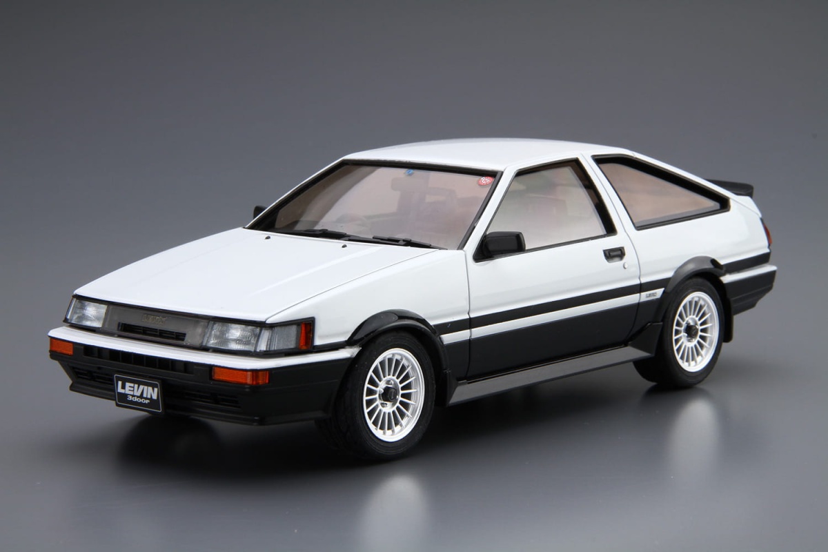 Zdjęcie dodatkowe produktu Toyota AE86 Levin GT-APEX '85 1:24 Aoshima 061923