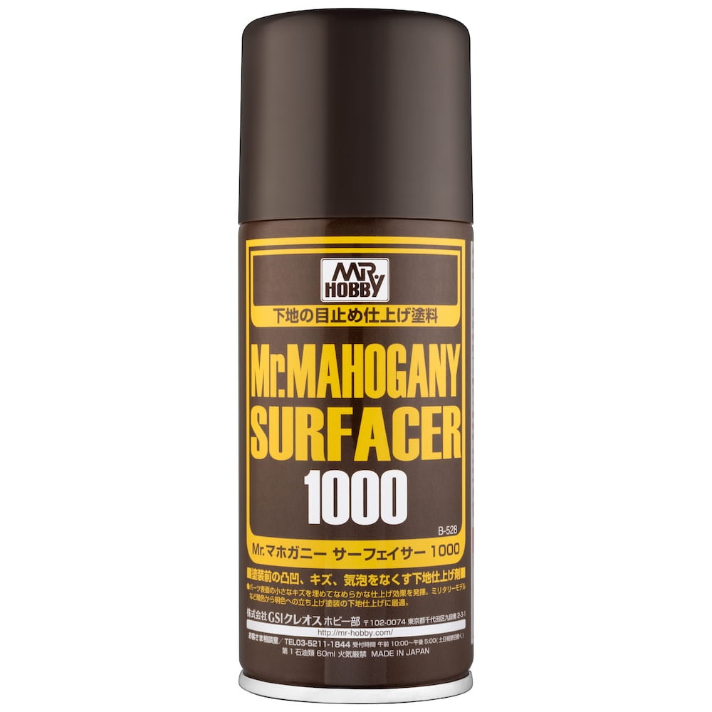 Zdjęcie główne produktu Mr. Hobby B-528 Mr.Finishing Surfacer 1000 Mahogany 170ml B528