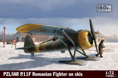 PZL/IAR P.11F Romanian Fighter on skis 1:72 IBG 72522