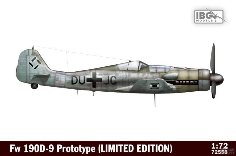 Zdjęcie główne produktu FW190D-9 Prototyp 1:72 IBG 72558