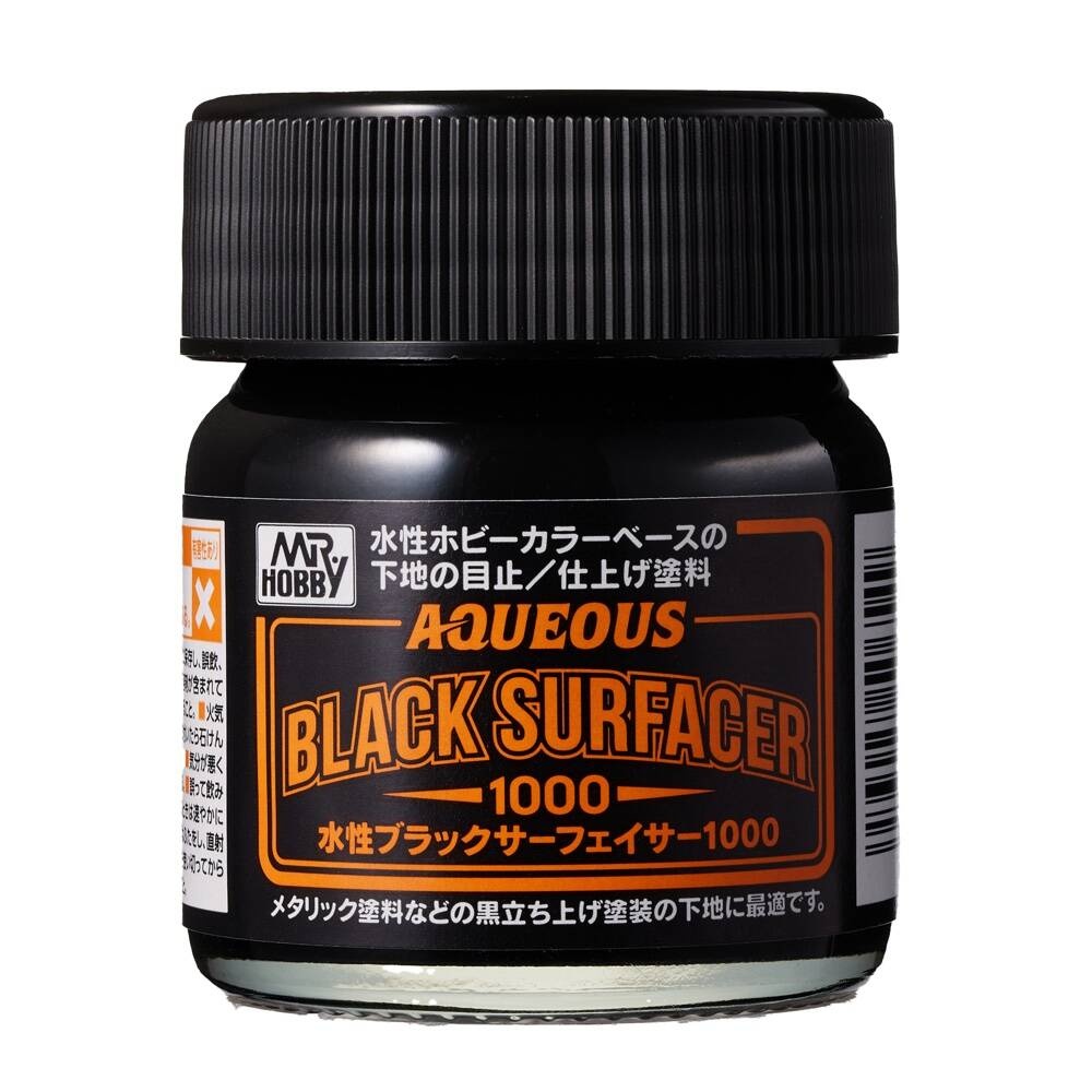 Zdjęcie główne produktu Mr. Hobby HSF-03 Aqueous Black Surfacer 1000 farba 40ml