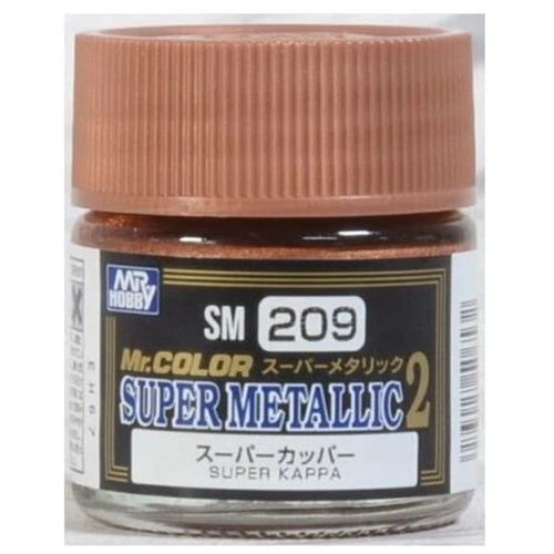 Mr. Hobby SM-209 Super Copper Super Metallic 2 farba 10ml SM209