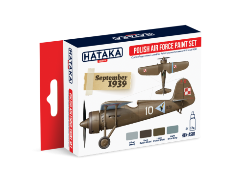 Zestaw farb Polish Air Force (4szt) Hataka AS01